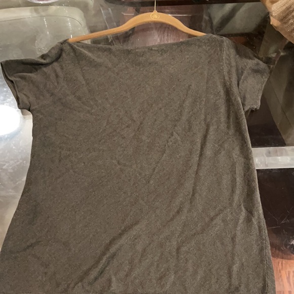 Theory hunter green medium knit top - Picture 2 of 2